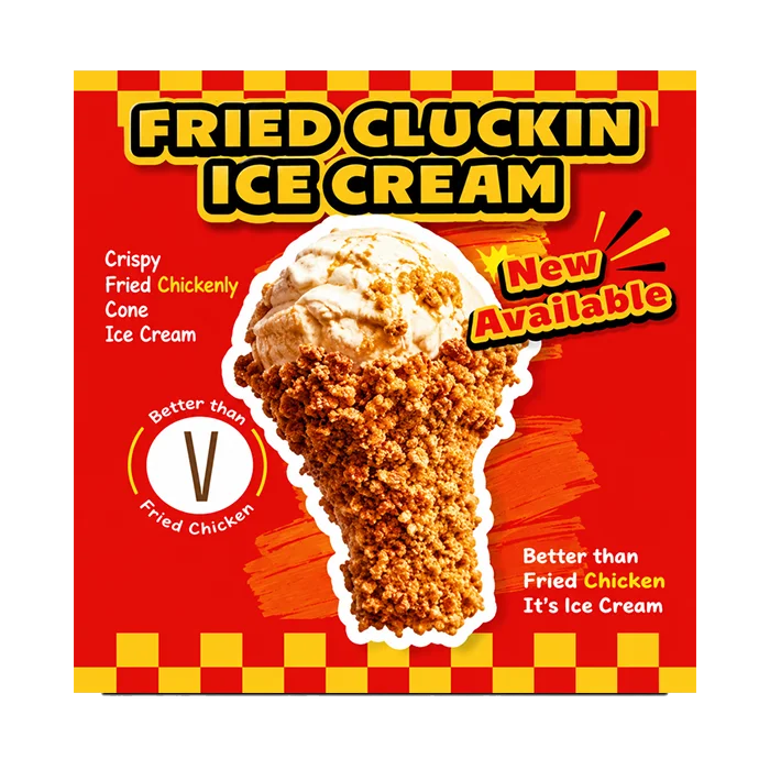 Vanilla Fried Cluckin Ice Cream
