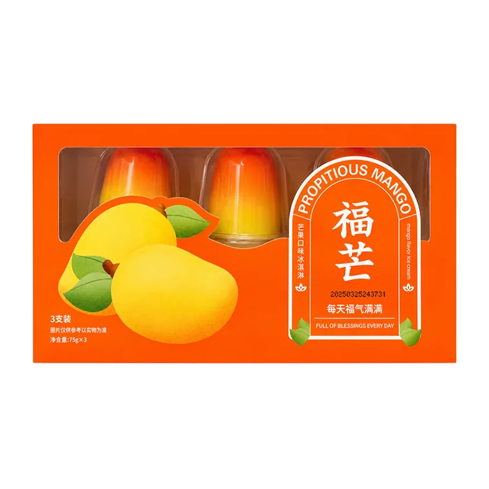Mango Flavor Ice Cream