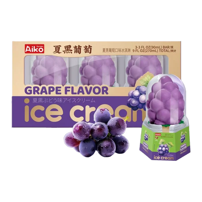 Grape Flavor Ice Cream