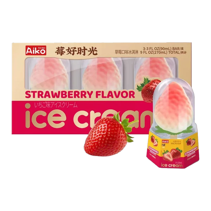Strawberry Flavor Ice Cream