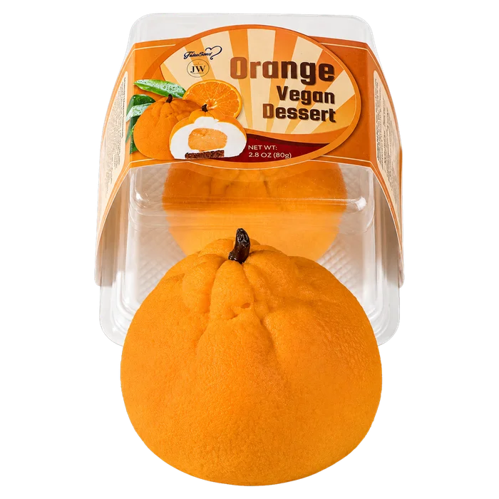 Mandarin Vegan Mousse Cake