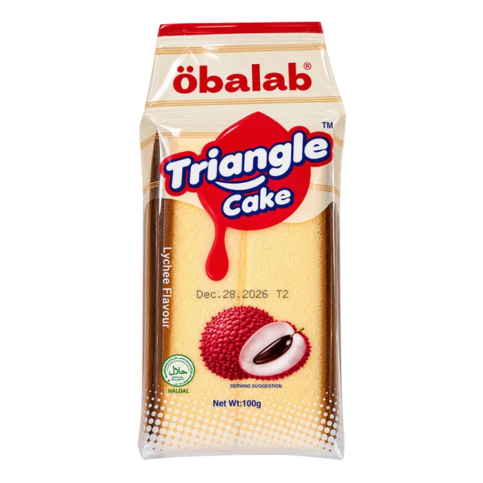 Triangle Cake – Lychee