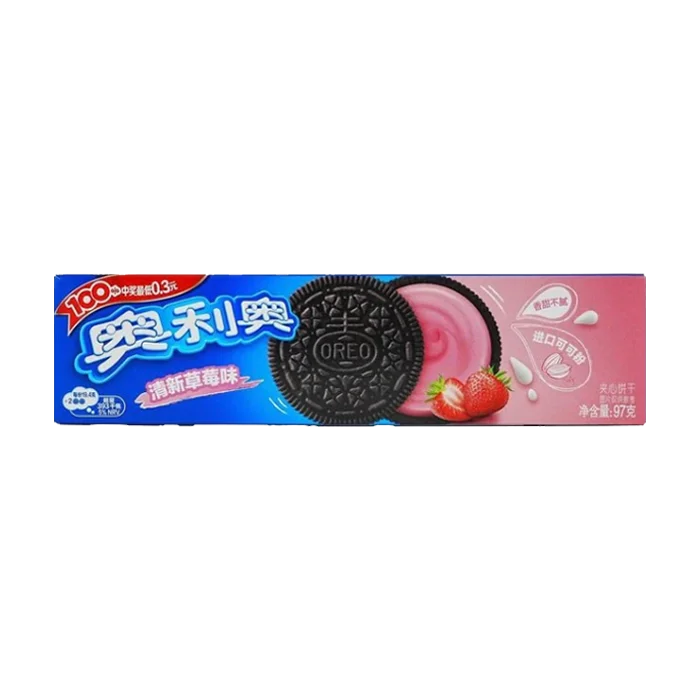 Sandwich Cookie Strawberry Flavor